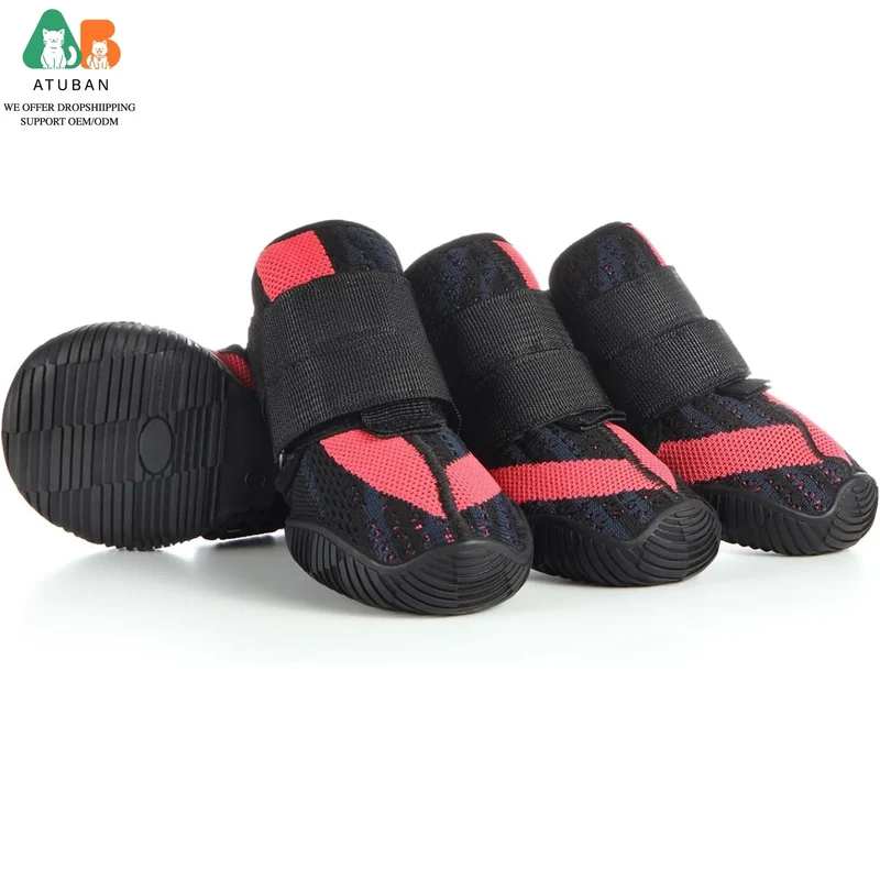 Chaussures pour Chien Maille Respirante Marche Semelle Antidérapante