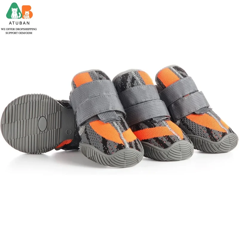 Chaussures pour Chien Maille Respirante Marche Semelle Antidérapante