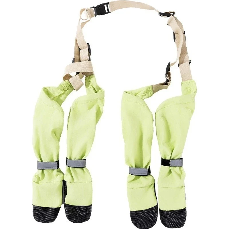 Bottes pour Chien Étanches à Jambières Pluie et Boue