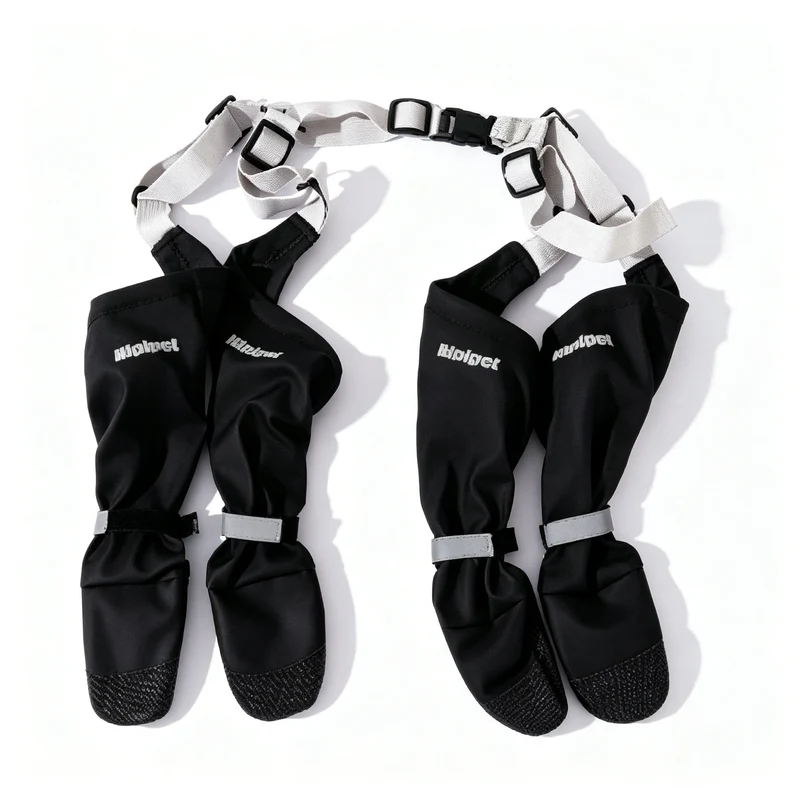 Bottes pour Chien Étanches à Jambières Pluie et Boue