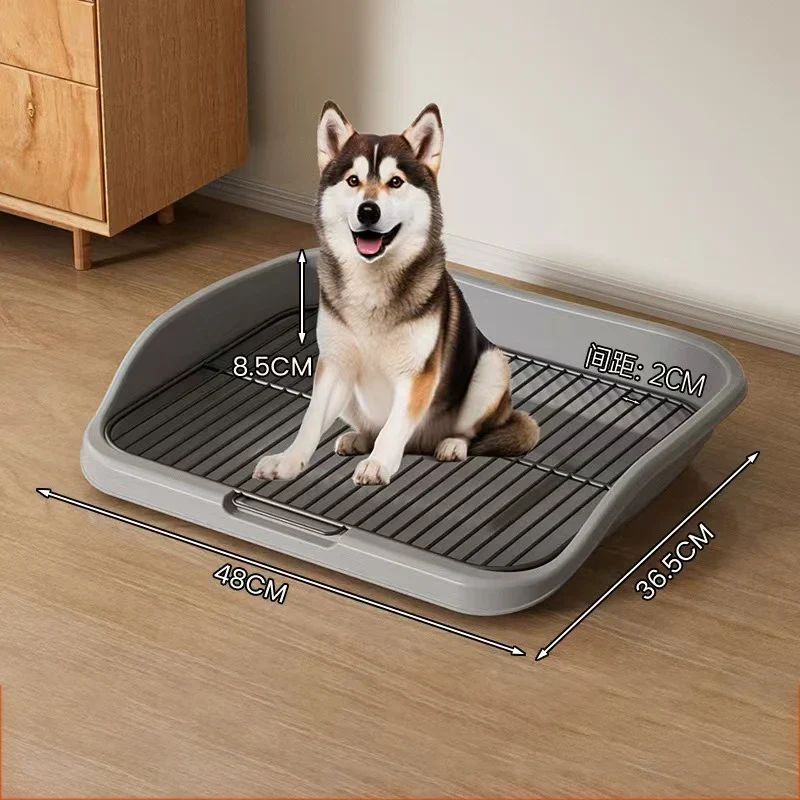 Tapis Éducateur Propreté Litière Chien Bac à Grille Métal