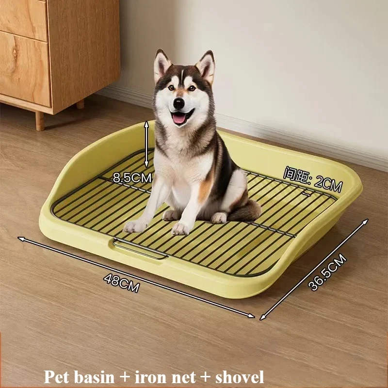 Tapis Éducateur Propreté Litière Chien Bac à Grille Métal