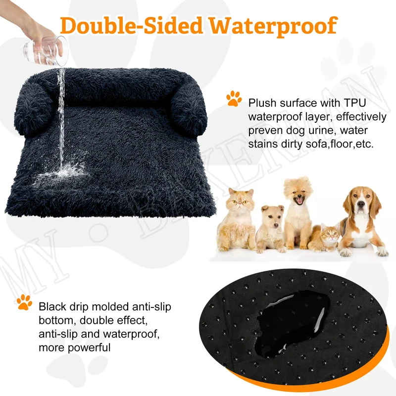 Canapé pour Chien Étanche Déhoussable Grande Taille