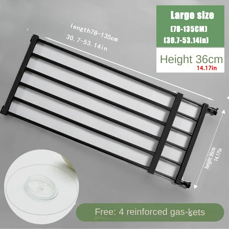 Barrière pour Chien Extensible Sans Perçage Hauteur 36 cm