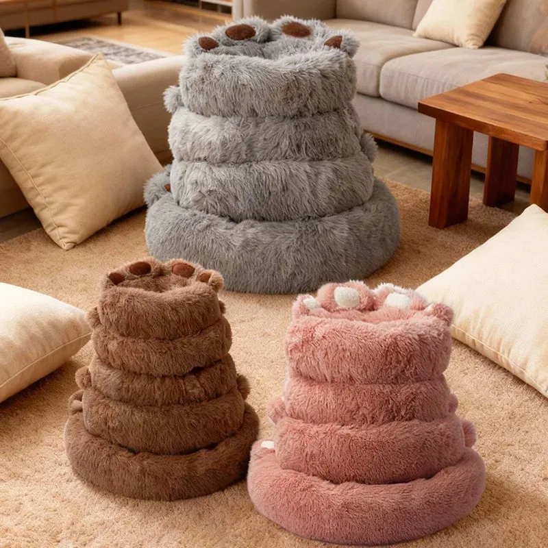 Panier Patte Peluche Apaisant Chien 35 kg Antidérapant