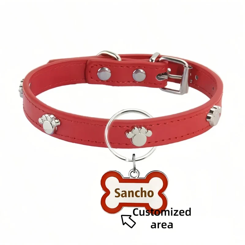 Collier Médaille Personnalisable Identification Chien