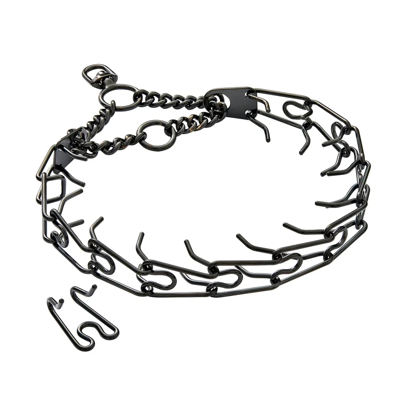 Collier à Pointes pour Chien Chaîne Inox Réglable Multi-Finitions
