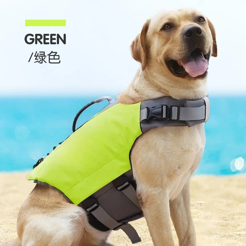 Gilet de Sauvetage pour Chien Grande Taille Poignée de Sauvetage