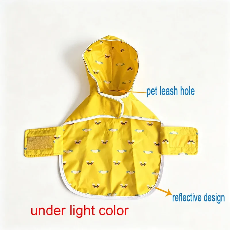 Manteau Imperméable Réversible Réfléchissant Chien Grande Taille