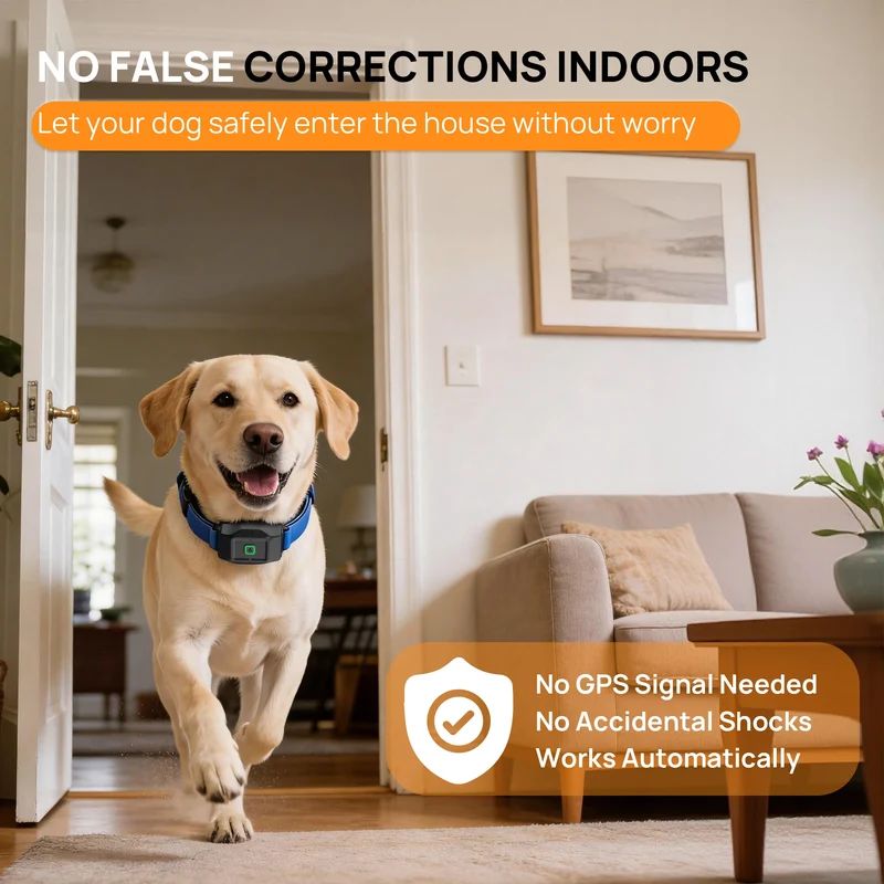 Clôture Électronique Sans Fil pour Chien GPS Zone par Appli