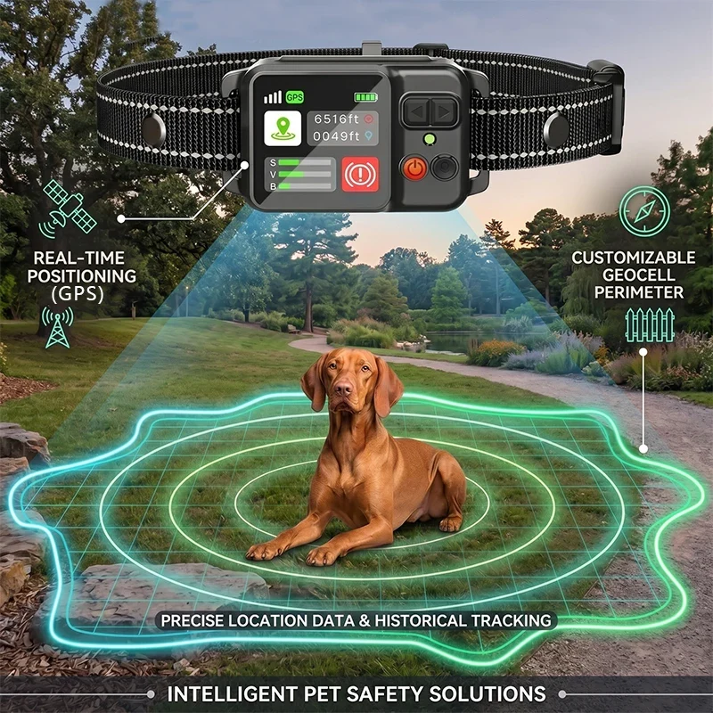 Clôture Électronique Sans Fil pour Chien GPS Étanche IP67