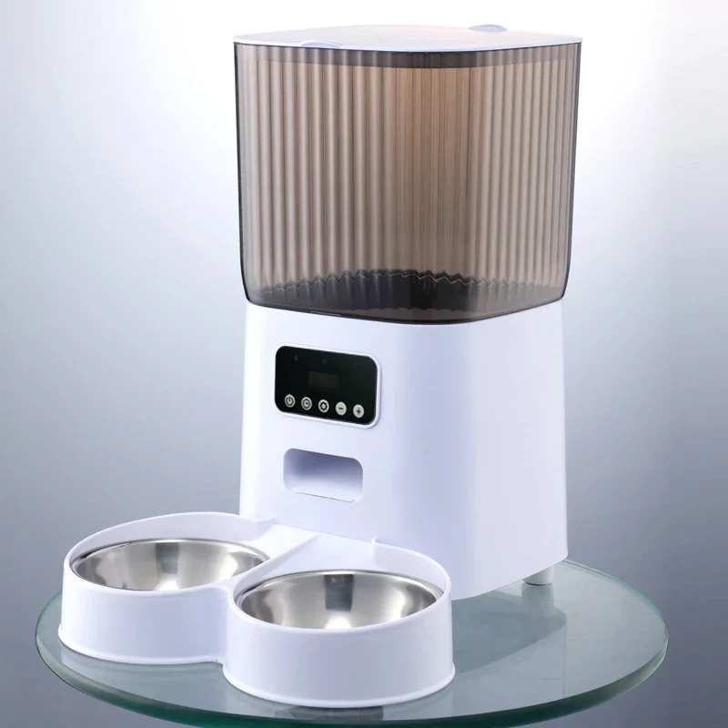 Distributeur de Croquettes 5 L Double Bol Caméra ou WiFi