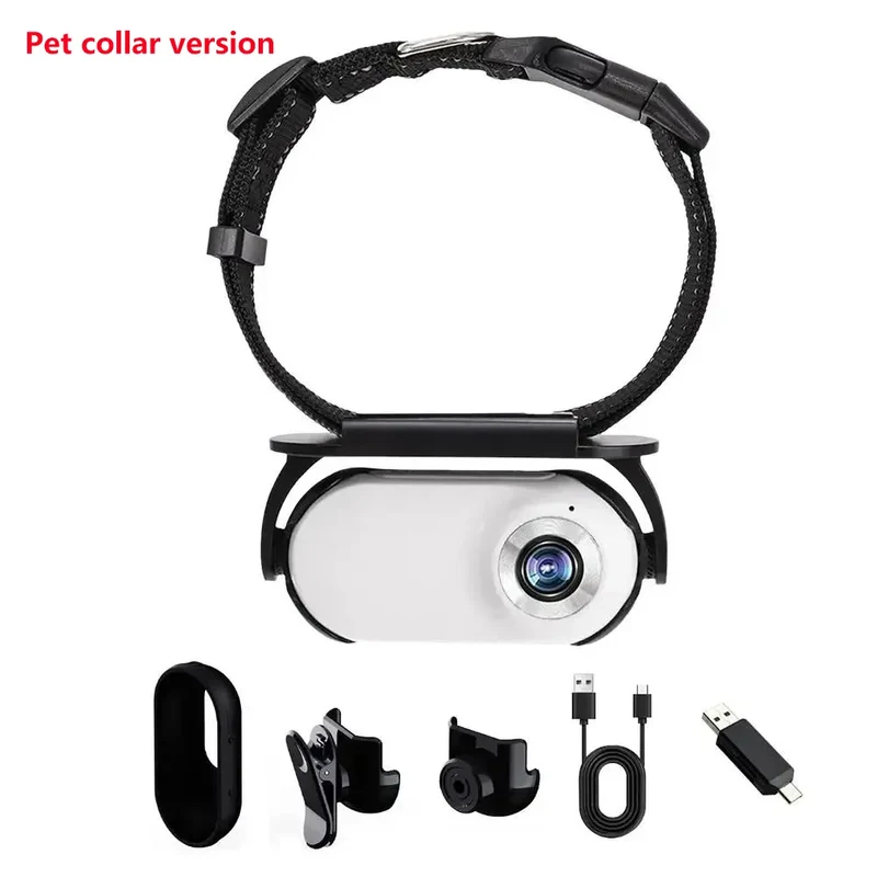 Caméra pour Chien Rotation 360° Grand Angle 120° Mini