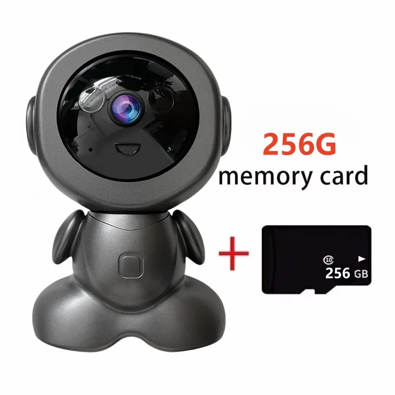 Caméra pour Chien 4K 8MP WiFi Panoramique Audio Bidirectionnel