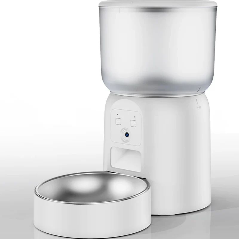 Distributeur de Croquettes Chien Caméra 3 L Inox Connecté