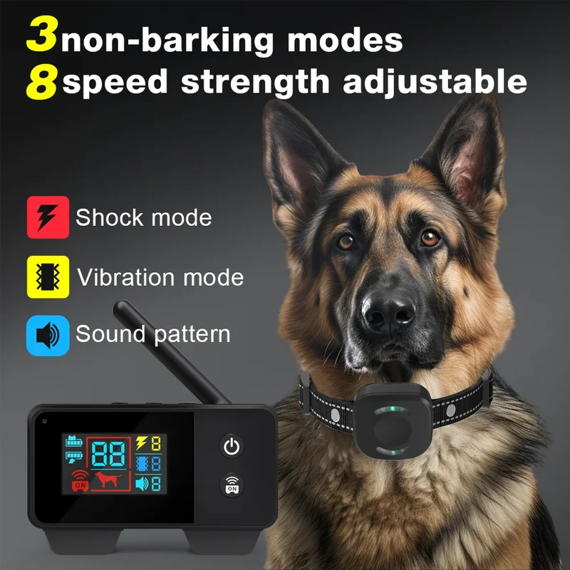 Clôture Électronique Sans Fil pour Chien 480 m Rechargeable