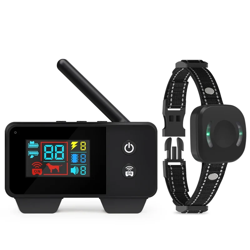 Clôture Électronique Sans Fil pour Chien 480 m Rechargeable