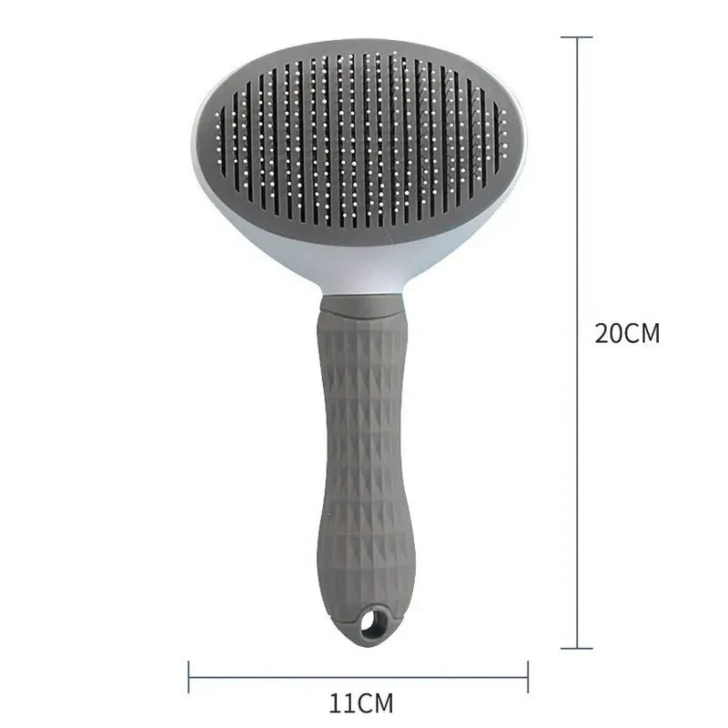 Brosse Poussoir Automatique Anti-Poils Chien