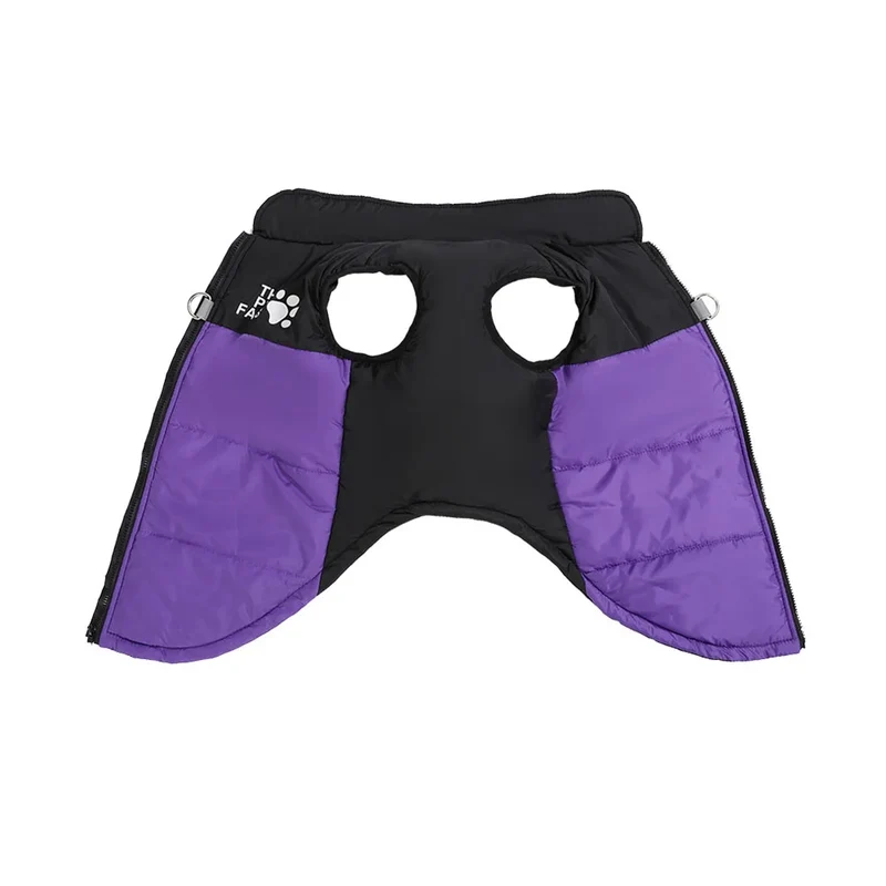 Doudoune Imperméable Zippée pour Grand Chien, 2XL à 6XL