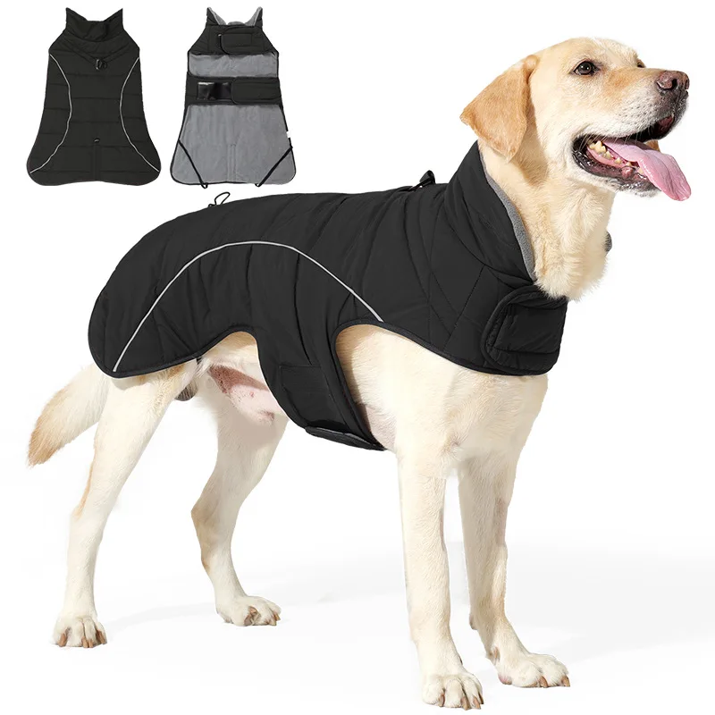 Manteau Imperméable Réfléchissant à Bande Scratch pour Labrador
