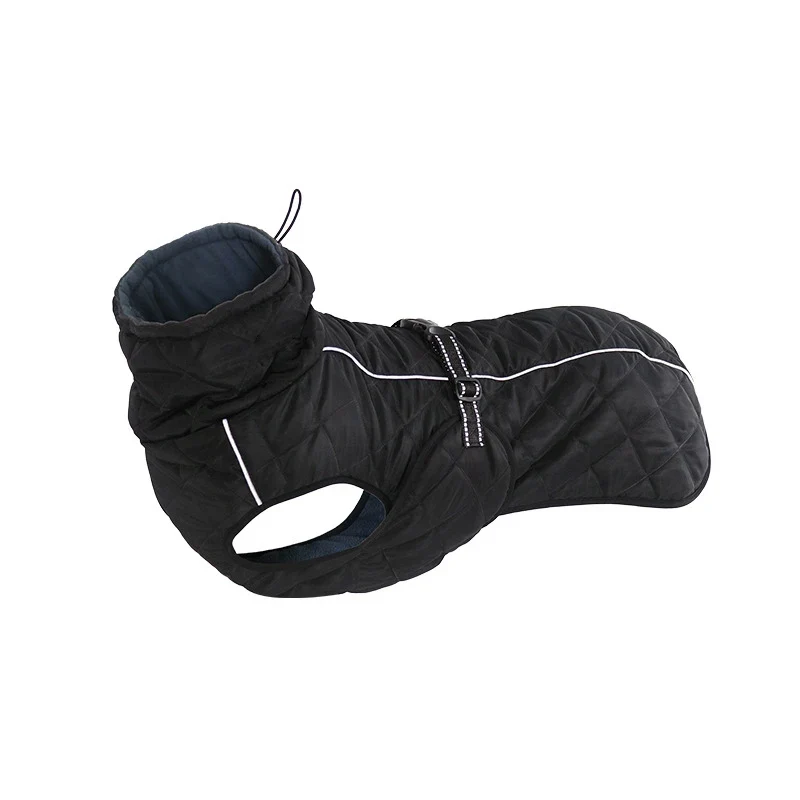 Manteau Imperméable Réfléchissant à Col Montant pour Chien