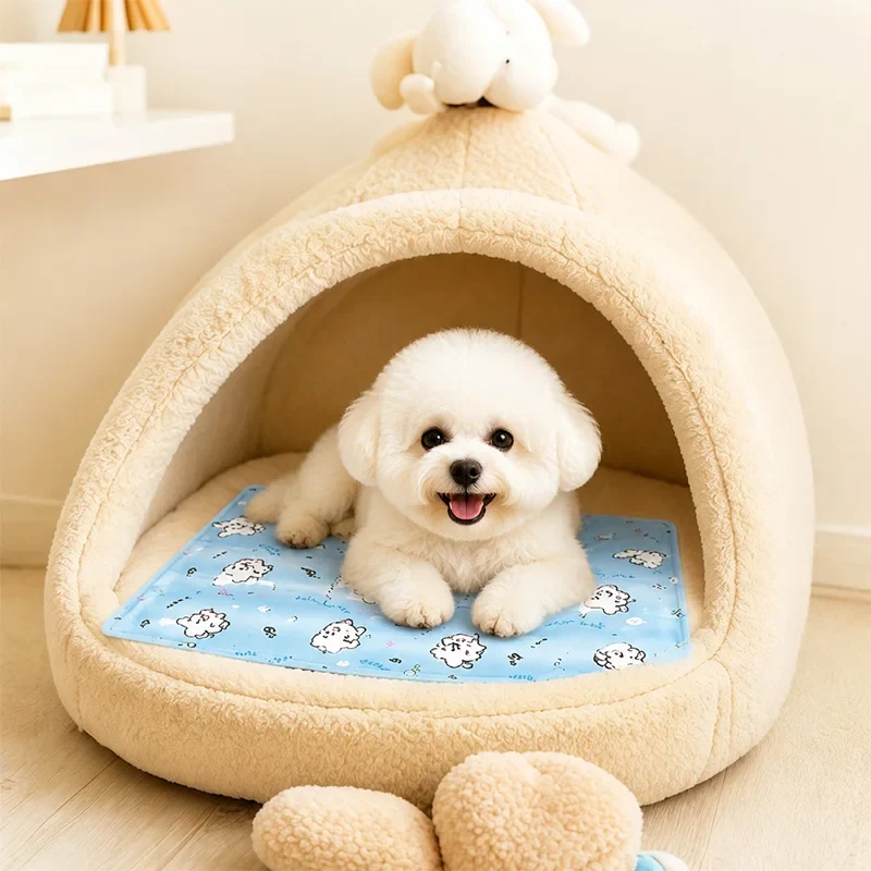 Tapis Rafraîchissant Gel pour Chien Été Non Toxique