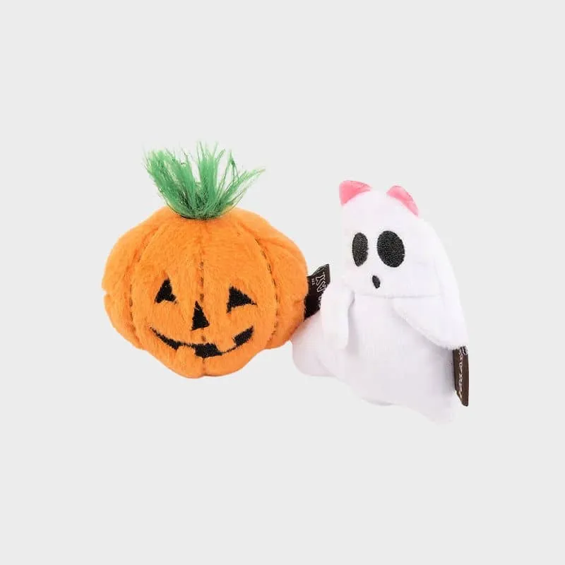 JOUET HALLOWEEN POUR CHAT À L’HERBE À CHAT - CITROUILLE ET FANTÔME 🎃👻