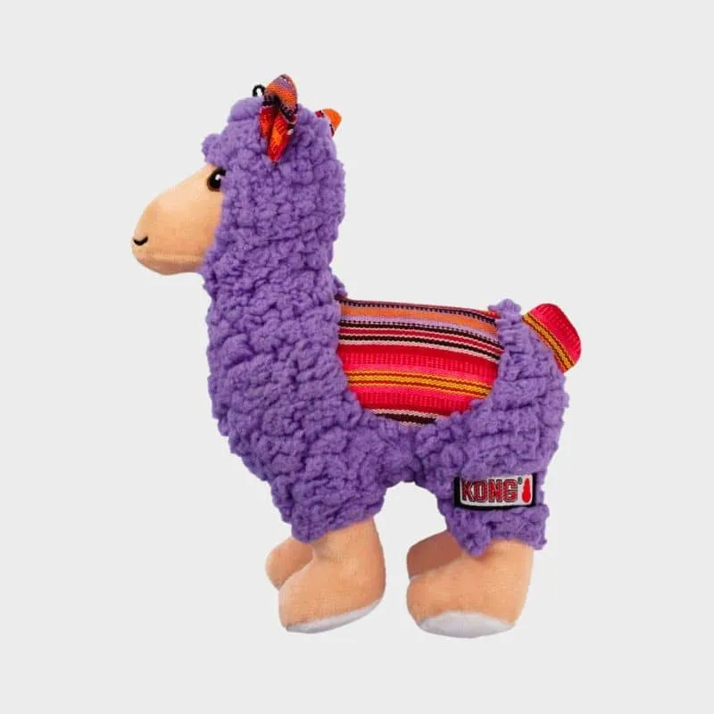 PELUCHE RÉSISTANTE KONG POUR CHIEN - LAMA