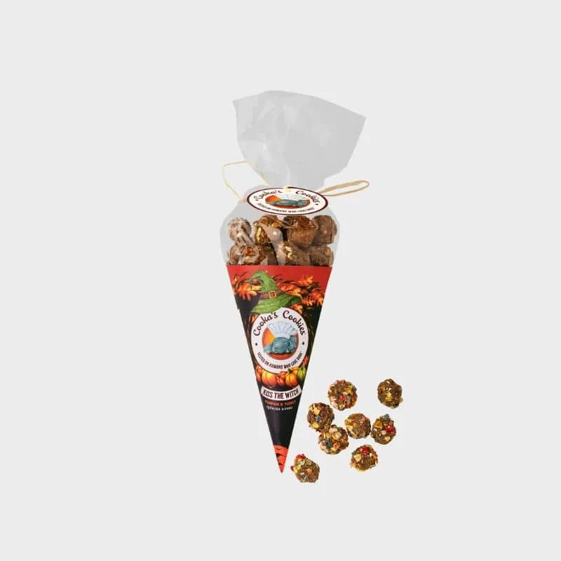 CORNET DE FRIANDISES HALLOWEEN POUR CHIEN - DINDE & CITROUILLE 🎃