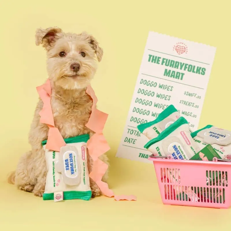 JEU D’OCCUPATION ET DE FOUILLE POUR CHIEN - LINGETTES