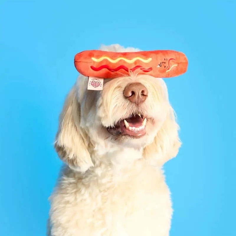 JEU D’OCCUPATION ET DE FOUILLE POUR CHIEN - HOT DOG 🌭
