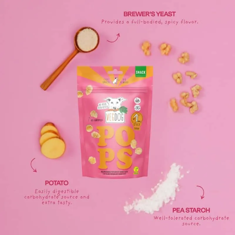 FRIANDISES VEGAN POUR CHIEN - POPS 🍿
