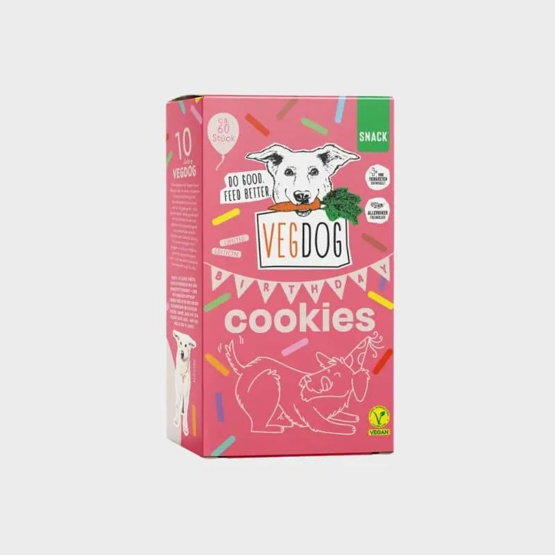 BISCUITS VEGAN AUX FRUITS POUR CHIEN - BIRTHDAY COOKIES 🥳