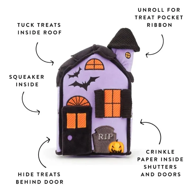 JEU D’OCCUPATION ET DE FOUILLE HALLOWEEN POUR CHIEN - MAISON HANTÉE