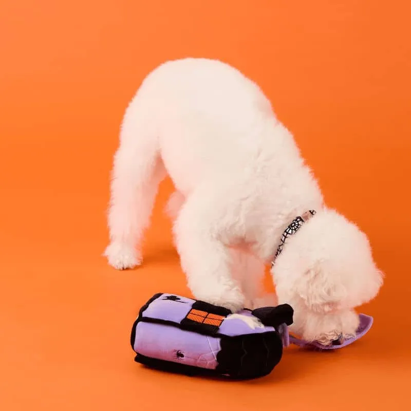 JEU D’OCCUPATION ET DE FOUILLE HALLOWEEN POUR CHIEN - MAISON HANTÉE