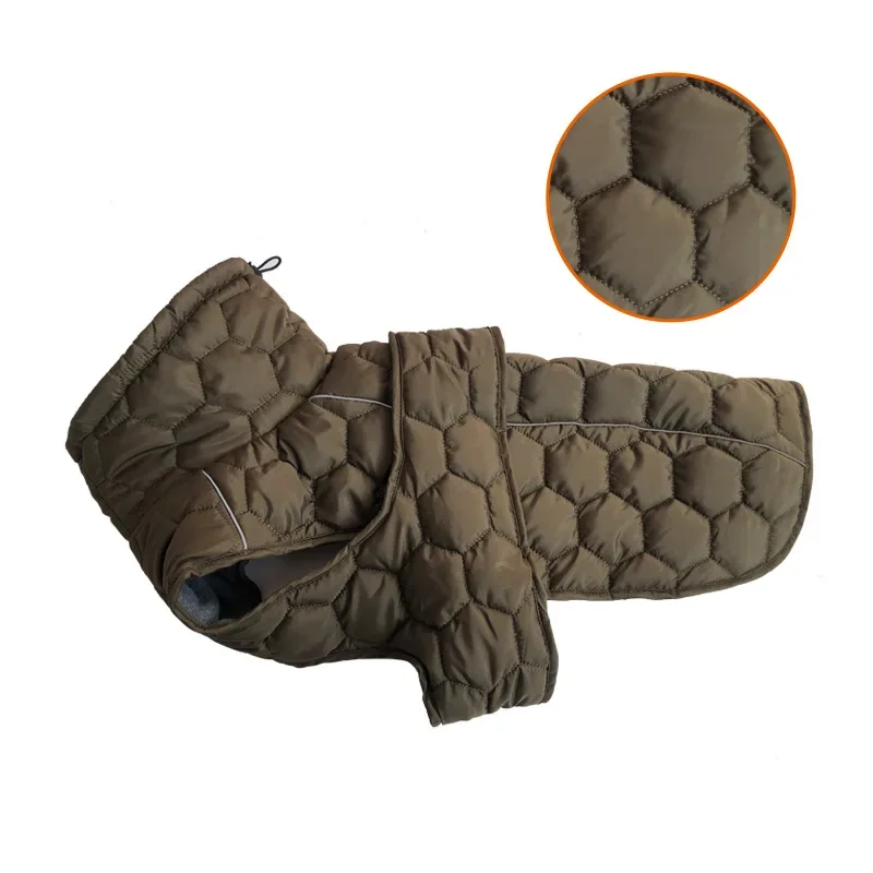 Manteau Hiver Weimaraner Grand Chien Doublure Polaire Réfléchissant