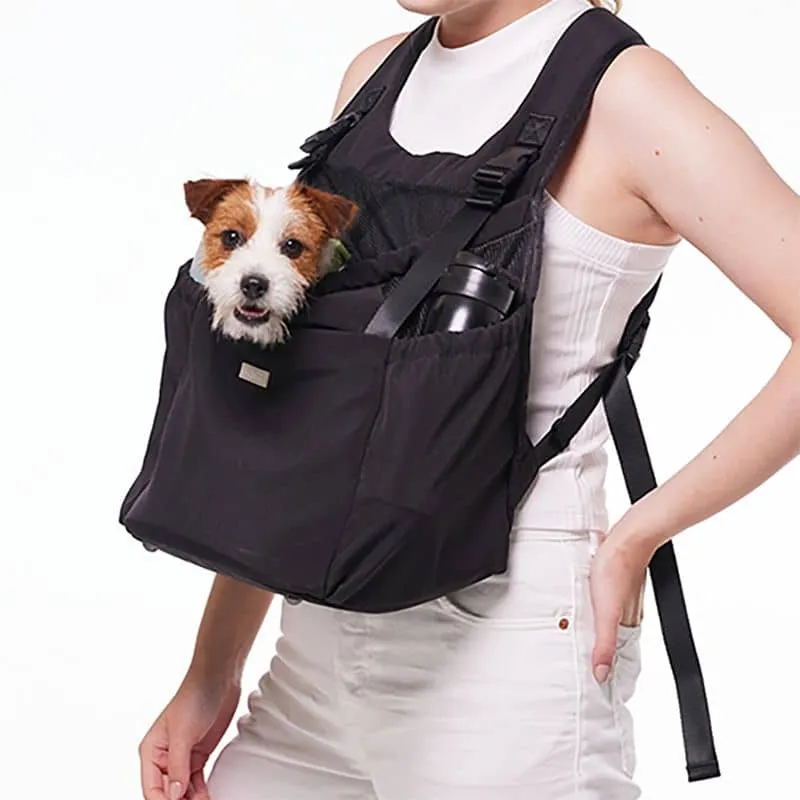 SAC DE TRANSPORT POUR CHIEN POUVANT ÊTRE PORTÉ À L’AVANT OU AU DOS - VERT MENTHE