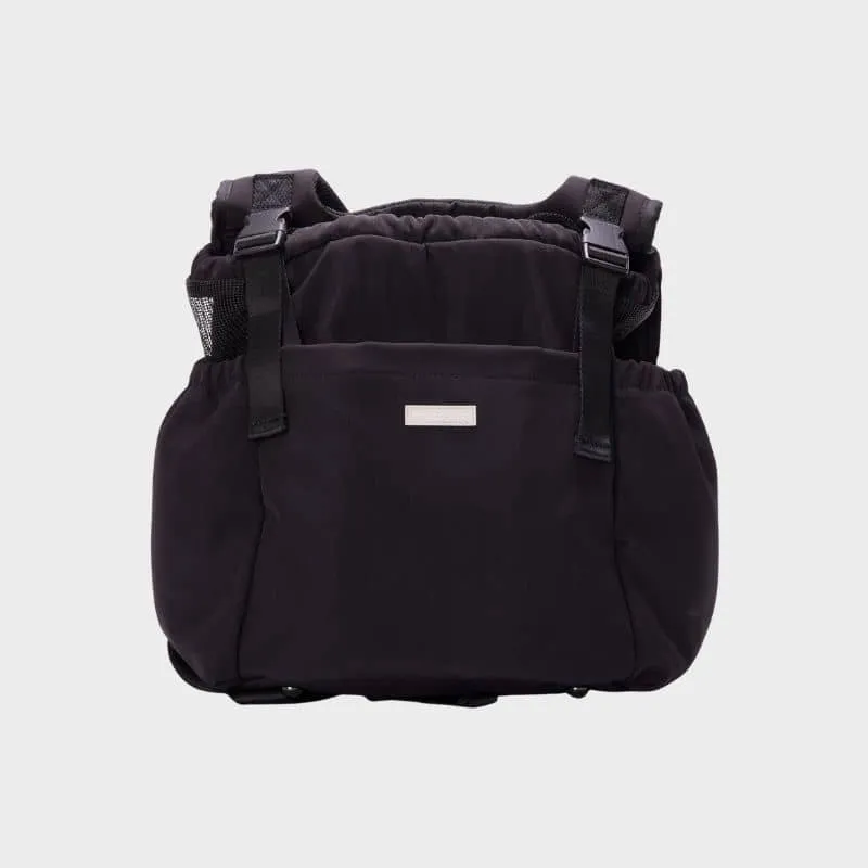 SAC DE TRANSPORT POUR CHIEN POUVANT ÊTRE PORTÉ À L’AVANT OU AU DOS - NOIR