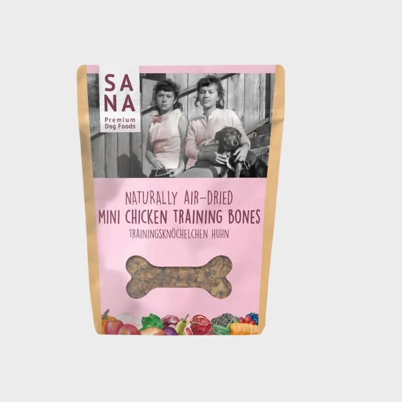 FRIANDISES D’ÉDUCATION POUR CHIEN EN FORME D’OS - POULET (100 g ou seau de 1 kg)