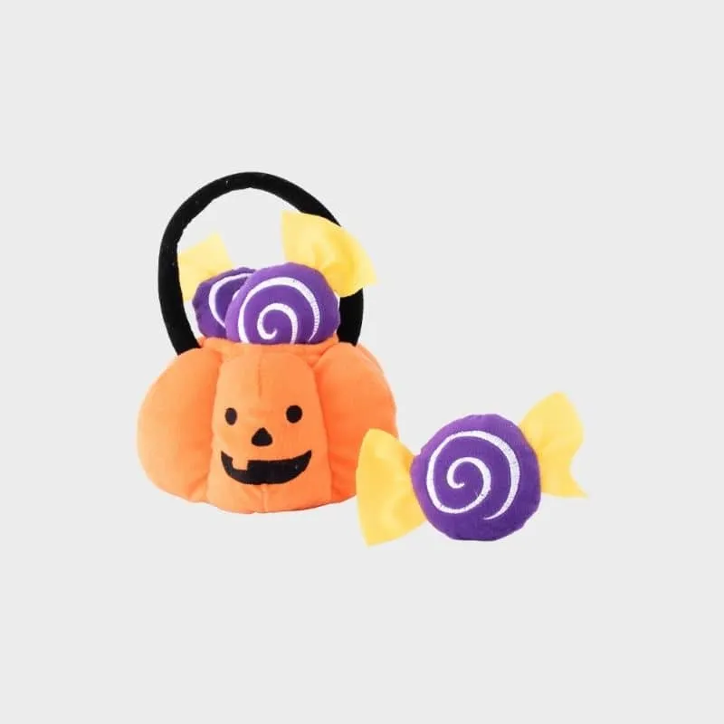 JOUET HALLOWEEN D’OCCUPATION INTERACTIF POUR CHIEN - CITROUILLE & BONBONS 🎃🍬