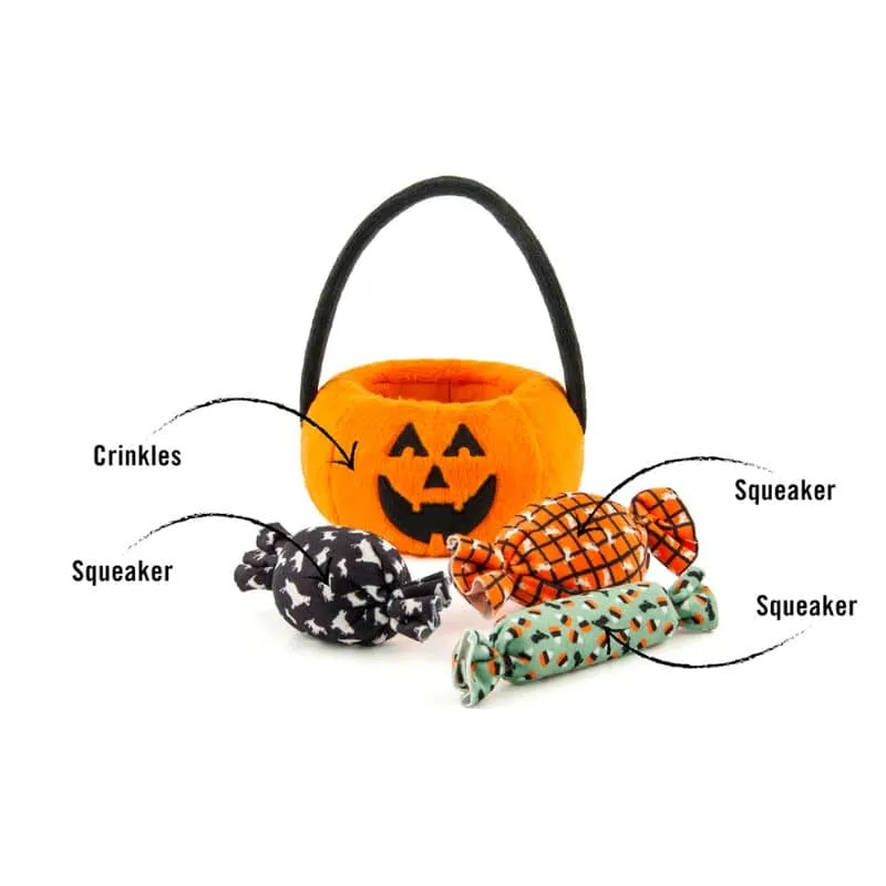 JOUET HALLOWEEN D’OCCUPATION INTERACTIF POUR CHIEN - CITROUILLE & BONBONS 🎃🍬