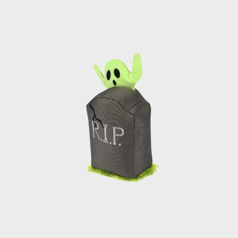 PELUCHE HALLOWEEN POUR CHIEN - PIERRE TOMBALE ET FANTÔME 🪦👻