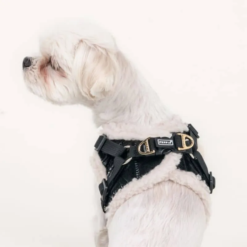 HARNAIS VESTE POUR CHIEN (ET CHAT) FOURRURE - SHERPA N&B "WINTERSTRIDE"