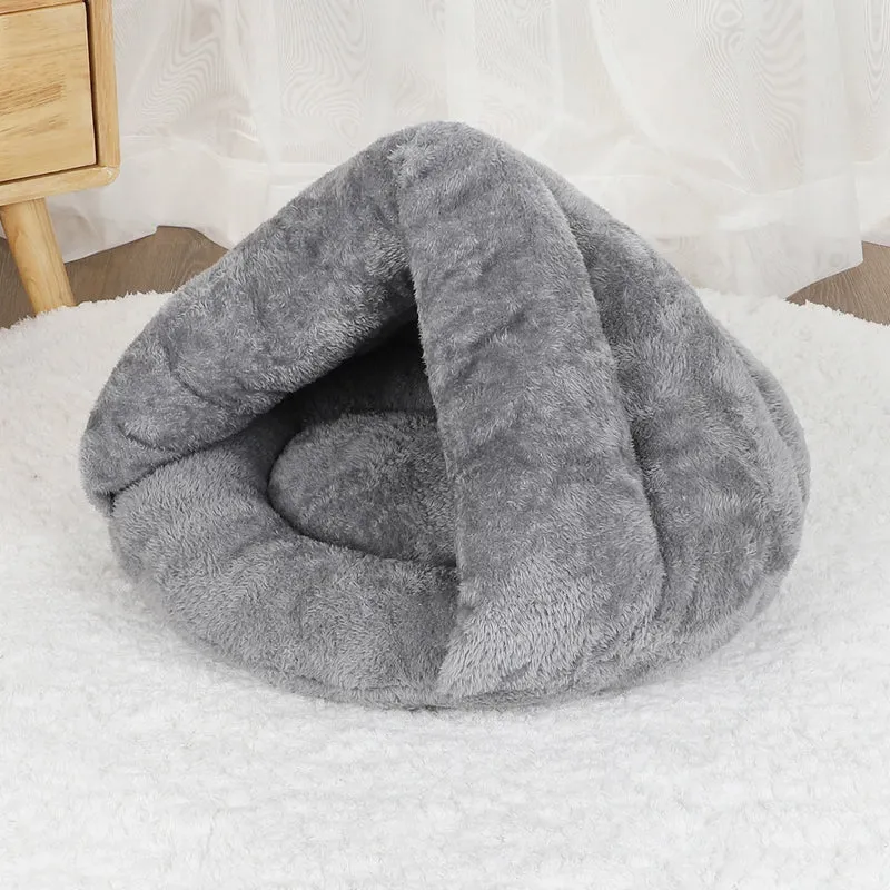 Panier Cocon Grotte Doux Petit Chien 40 à 50 cm