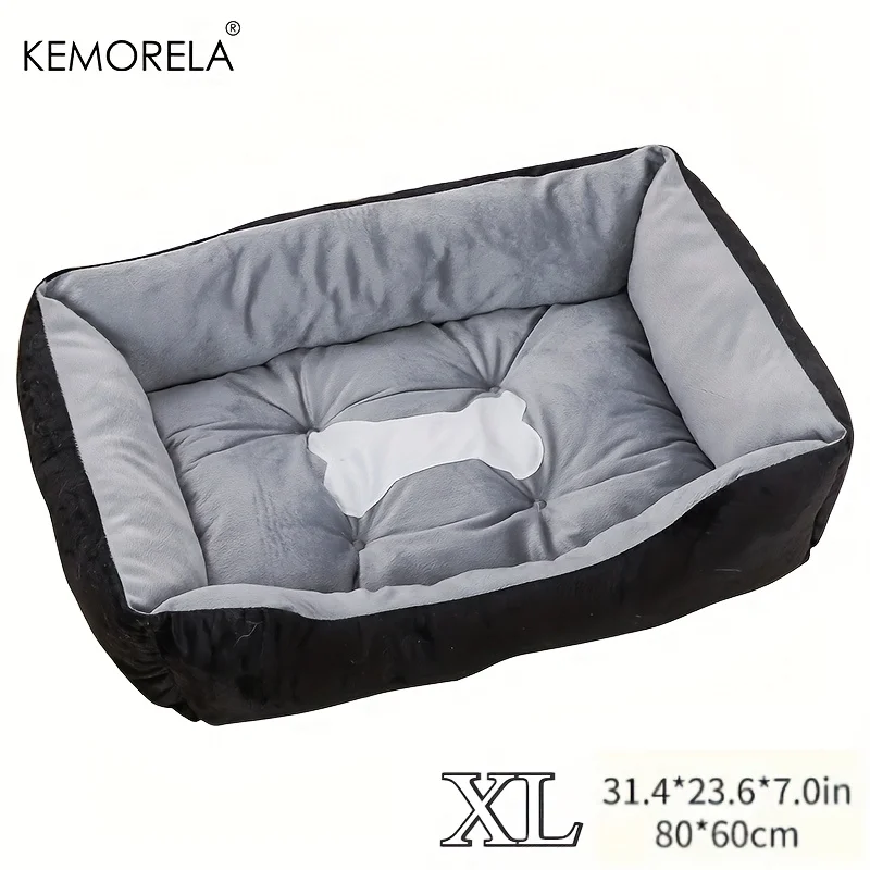Panier Orthopédique Rebond Élevé Grand Chien Rectangulaire