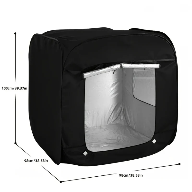 Tente pour Chien Pop-Up Grande Taille Niche Pliable Coupe-Vent