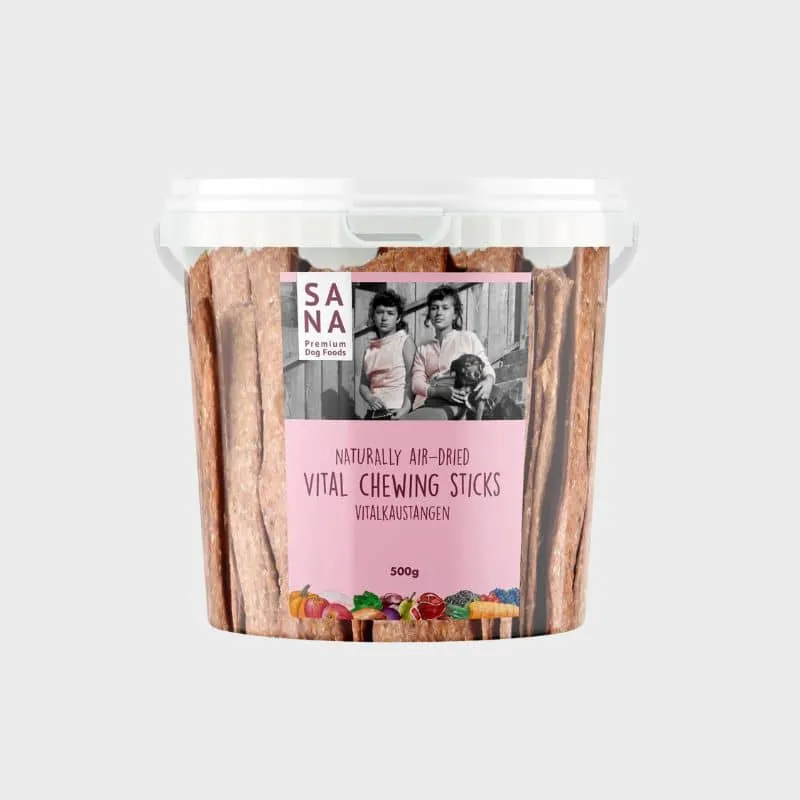 STICKS DENTAIRES POUR CHIEN - POULET, GRAINES DE CHANVRE ET YAOURT (150 g ou 500 g)
