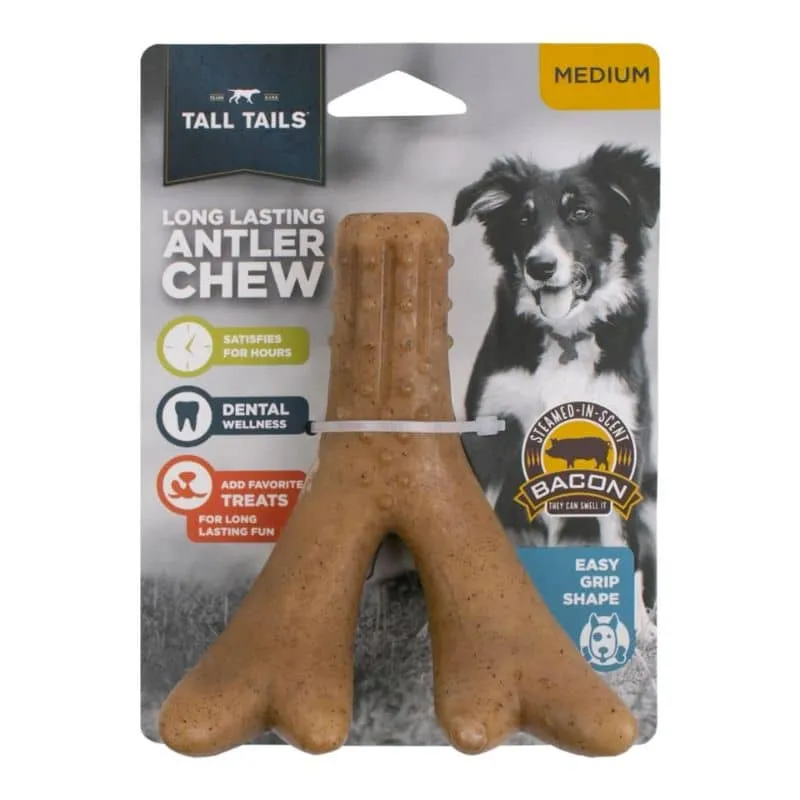 JOUET À MÂCHER POUR CHIEN ODEUR BACON - BOIS DE CERF