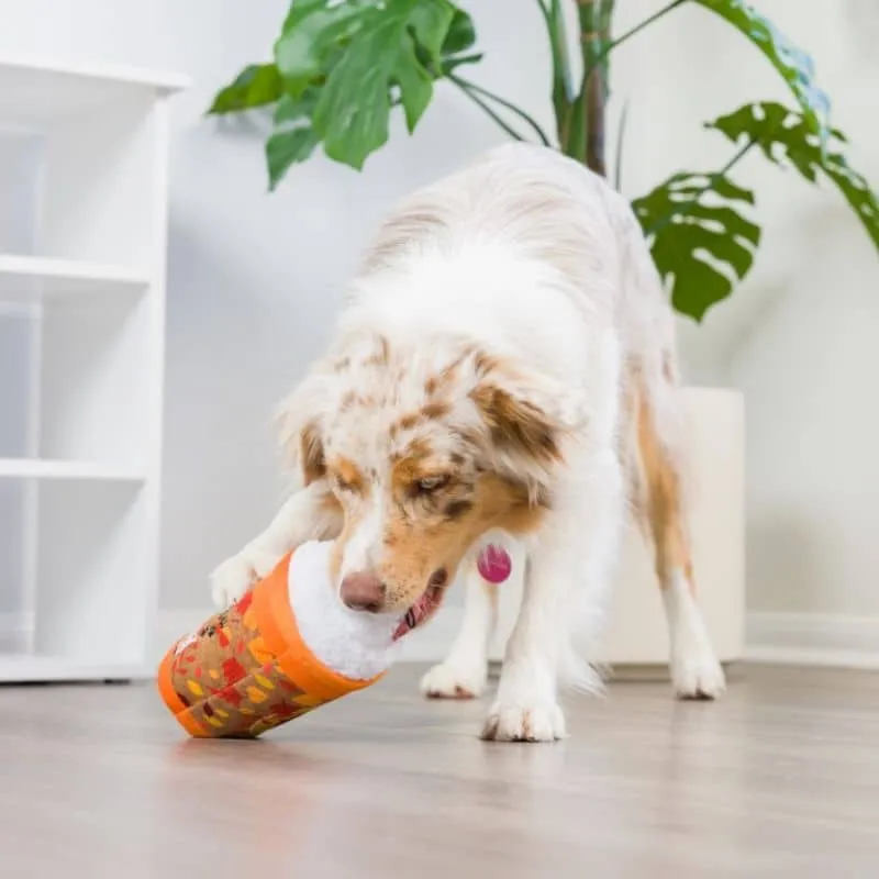 PELUCHE POUR CHIEN - PUGGIN SPICE LATTE