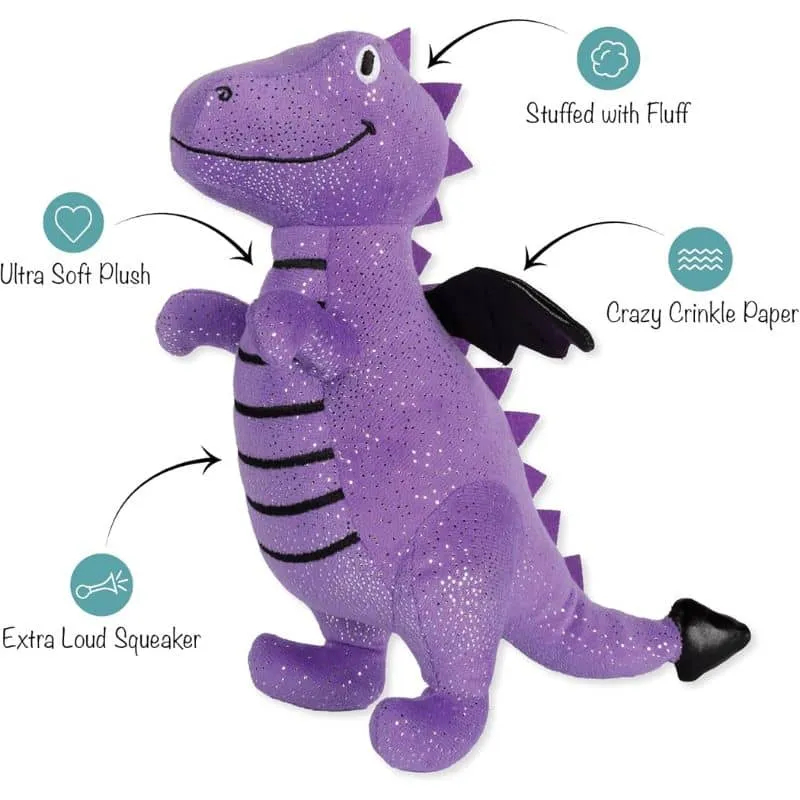 PELUCHE HALLOWEEN POUR CHIEN - DINOSAURE DRAGON 🐉